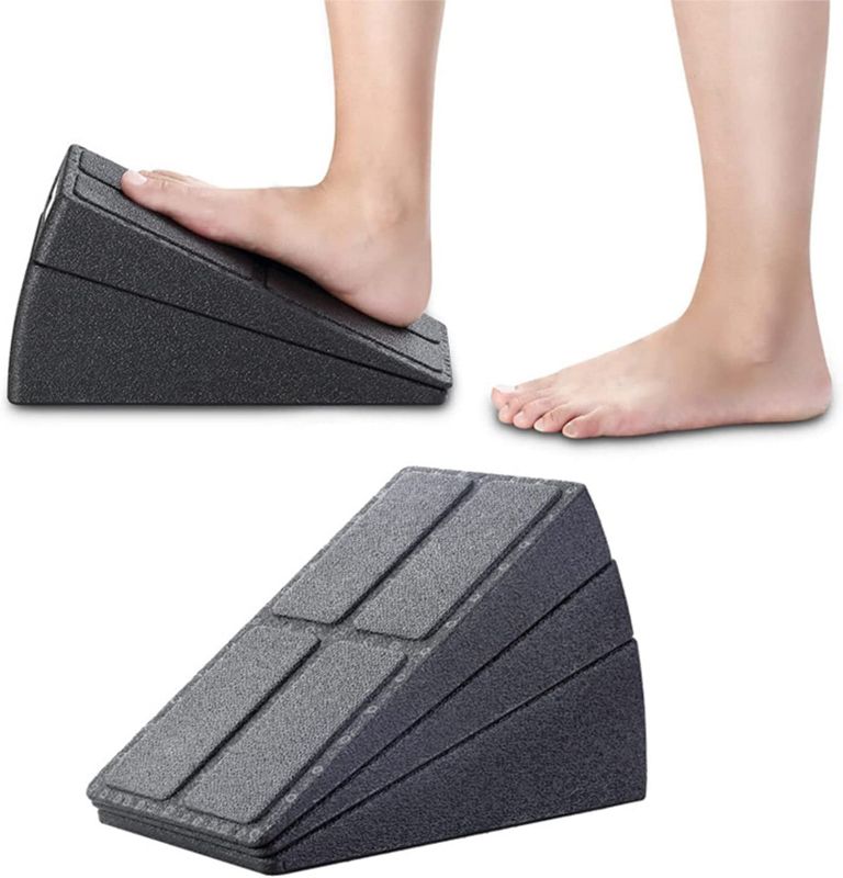 Photo 1 of 3PCS Slant Board for Calf Stretching,Foam Foot Stretcher Wedge Blocks,Plantar Fasciitis Relief,Incline Board for Yoga Heel Exercise,Squats Calf Stretch,Physical Therapy Equipment,Atg Buddies
