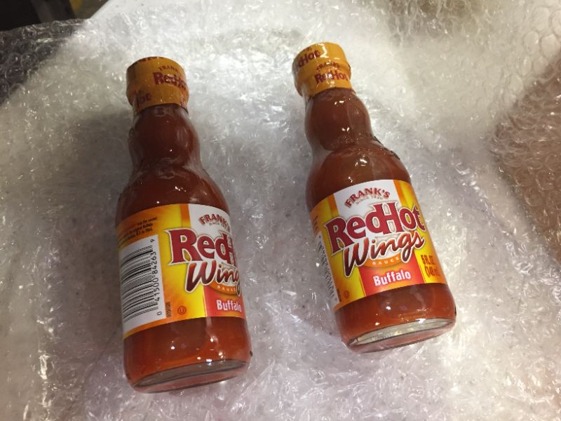 Photo 2 of 2 pack Franks RedHot Buffalo Wings Sauce, 5 oz
best by 05/05/2023
