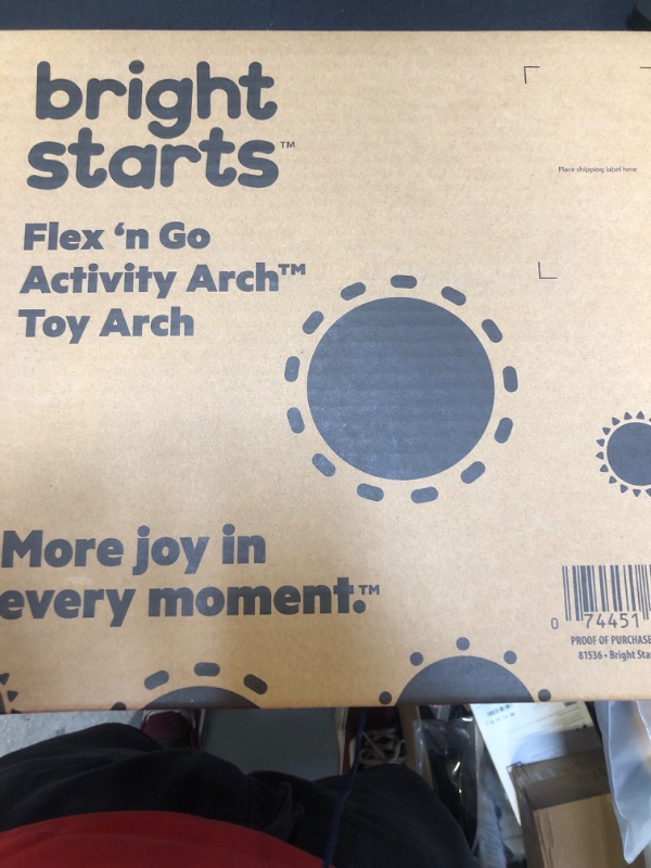 Photo 2 of Bright Starts Flex ‘n Go Activity Arch Take-Along Toy, Ages Newborn  --FACTORY SEALED --
