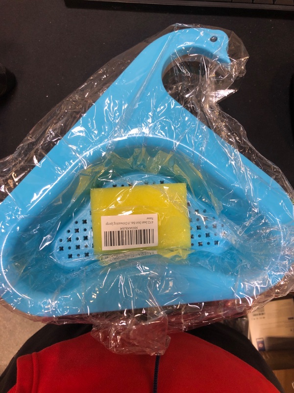Photo 1 of 4 Pcs Swan Strainer Drain Basket, Kitchen Sink Strainer, Multifunctional Kitchen Triangle Sink Filter Accessories, suitable for square corner sinks
