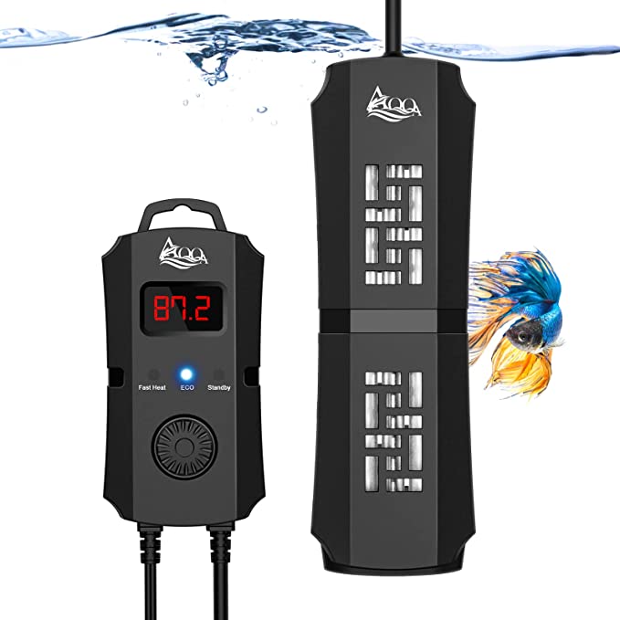 Photo 1 of AQQA Aquarium Heater,Upgraded Energy Saving Submersible Quartz Tubes Fish Tank Heater,External LED Digital Controller,Over-Temperature Protection and Error Alarm,for 20-120 Gallon
