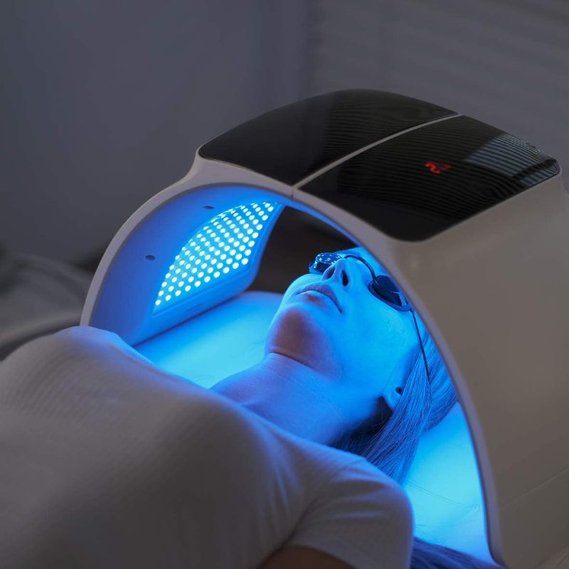 Photo 1 of Airblasters 3 Color PDT Photon Facial Mask Skin Rejuvenation LED Light Therapy Beauty Machine
