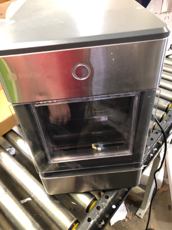 Photo 7 of ***SOLD FOR PARTS ONLY***GE Profile Opal | Countertop Nugget Ice Maker with Side Tank | Portable Ice Machine Makes up to 24 lbs. of Ice Per Day | Stainless Steel Finish
