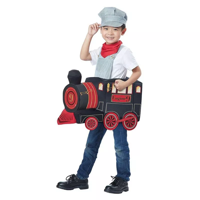 Photo 1 of California Costumes All Aboard! Train Rider Child Costume One Size Fits Most

