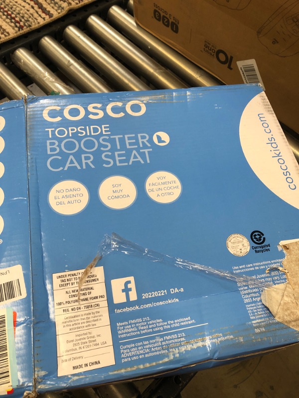 Photo 1 of Cosco Topside Child Safe Belt Positioned Backless Booster Car Seat, Purple Grape