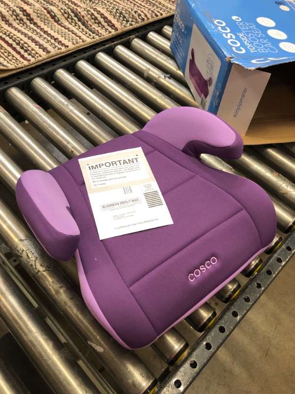 Photo 1 of Cosco Topside Child Safe Belt Positioned Backless Booster Car Seat, Purple Grape