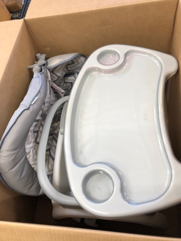 Photo 1 of Ingenuity SmartClean Trio Elite 3-in-1 Convertible Baby High Chair, Toddler Chair, and Dining Booster Seat - Slate ----- NEEDS CLEANING