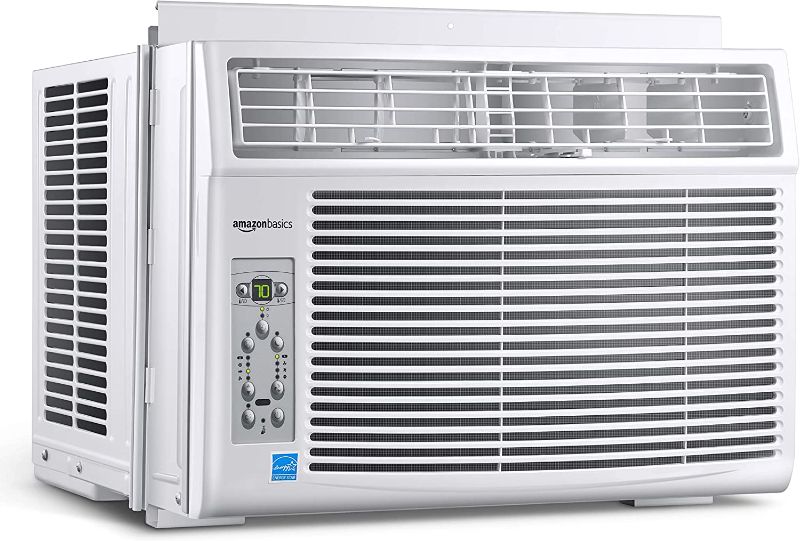 Photo 1 of Amazon Basics Window-Mounted Air Conditioner with Remote - Cools 250 Square Feet, 6000 BTU, Energy Star, Energy Star
