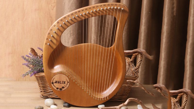 Photo 1 of 24 String Lyre Molin Harp