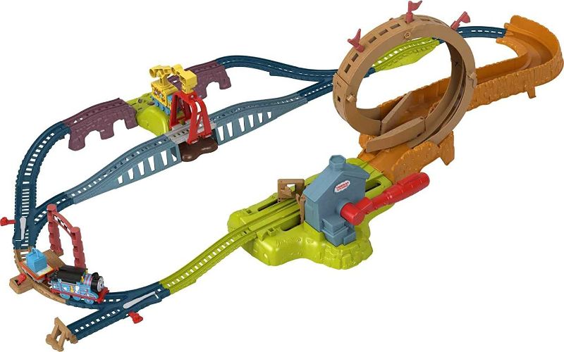 Photo 1 of Fisher-Price Thomas & Friends Launch & Loop Maintenance Yard Toy Train and Track Set with Motorized Thomas Engine for Ages 3 Years and Older
