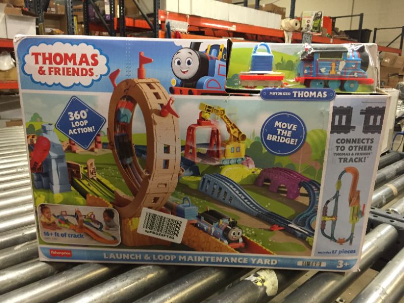 Photo 2 of Fisher-Price Thomas & Friends Launch & Loop Maintenance Yard Toy Train and Track Set with Motorized Thomas Engine for Ages 3 Years and Older
