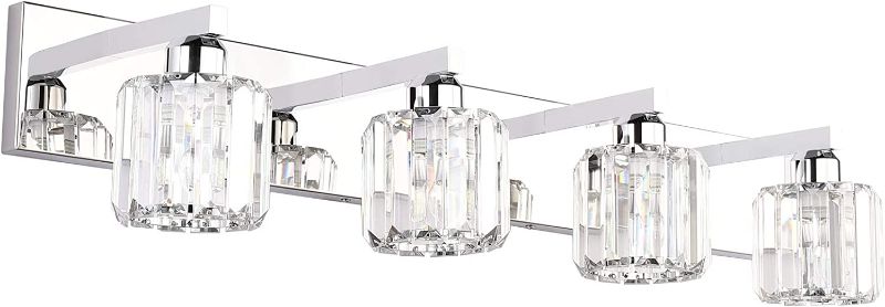 Photo 1 of Aipsun Crystal Bathroom Vanity Light Fixtures Modern Vanity Lighting Fixtures Over Mirror
