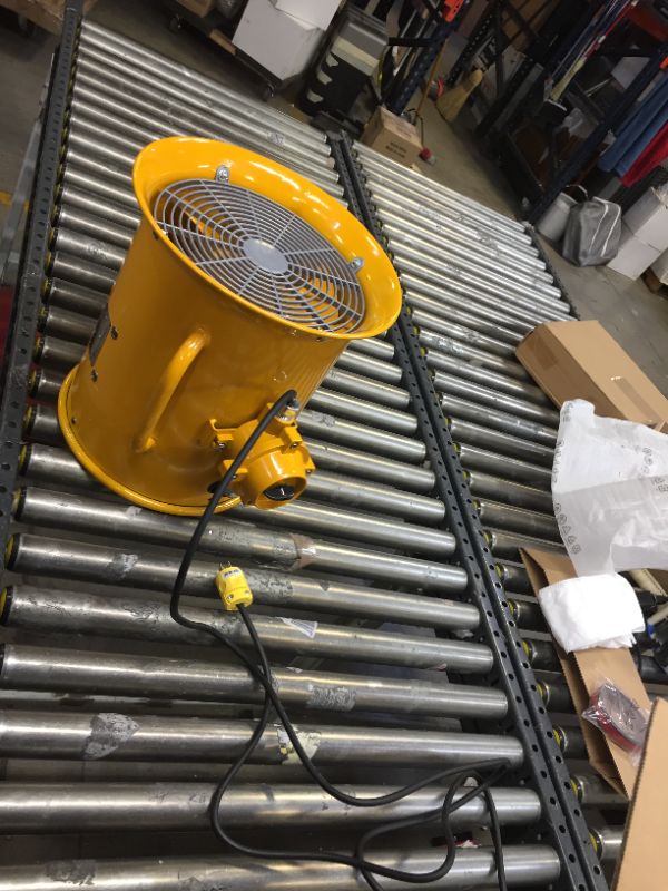 Photo 2 of Explosion Proof Fan 12 Inch(300mm) Utility Blower 550W 110V 60HZ Speed 3450 RPM for Extraction and Ventilation in Potentially Explosive Environments