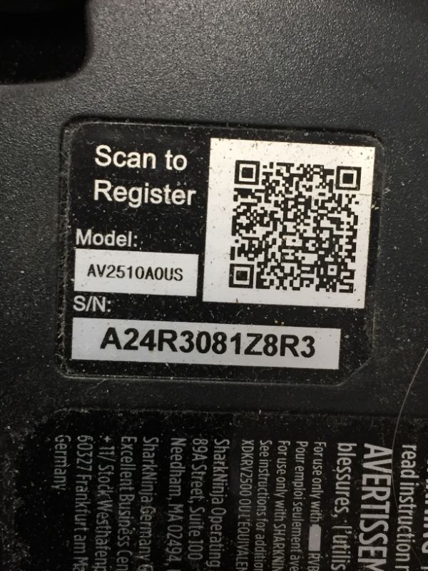 Photo 5 of Shark AV2501AE AI Robot Vacuum with XL HEPA Self-Empty Base, Bagless, 60-Day Capacity, LIDAR Navigation, Perfect for Pet Hair, Compatible with Alexa, Wi-Fi Connected, Carpet & Hard Floor, Black
