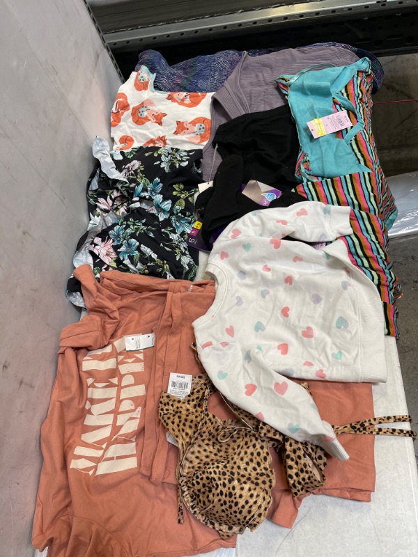 Photo 1 of BAG LOT, MISC MEN, WOMEN & CHILDREN'S CLOTHING, VARIOUS SIZES & STYLES