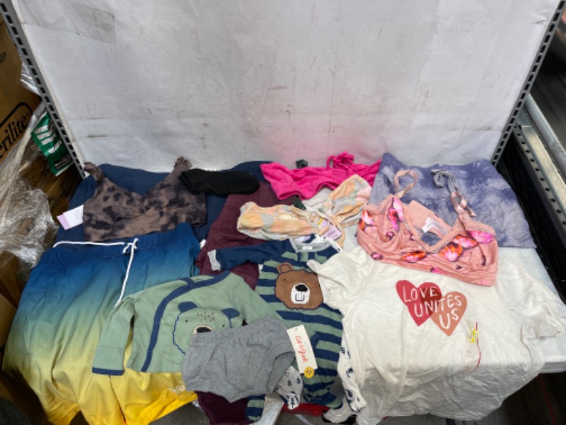 Photo 1 of BAG LOT, MISC CLOTHING, VARIOUS SIZES