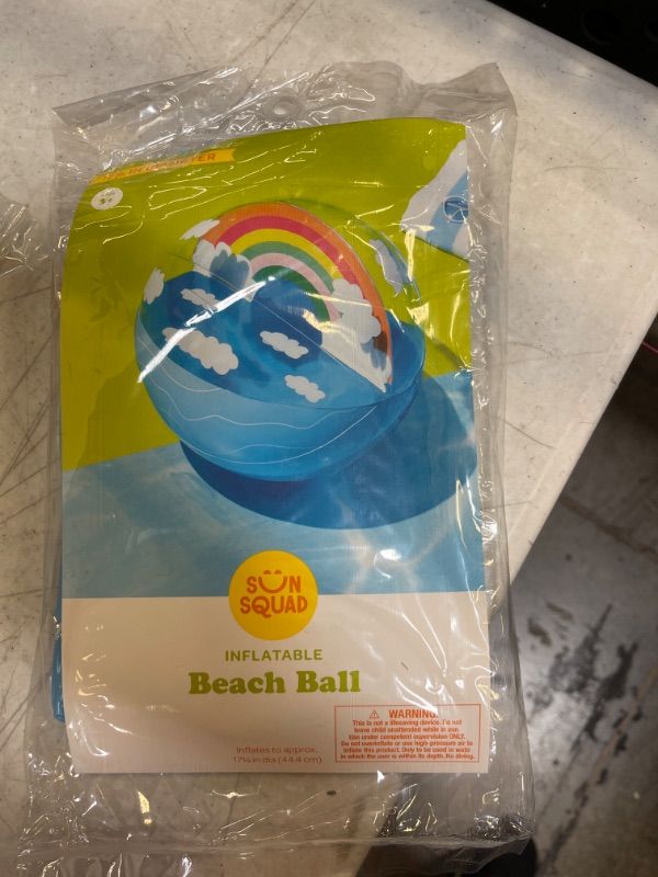 Photo 1 of 17.5 Beach Ball Rainbow - Sun Squad
