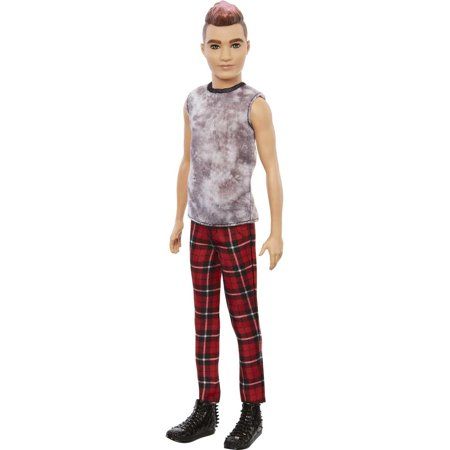 Photo 1 of Barbie - Fashionistas Boy Doll - Check Pants & Shirt /Toys
