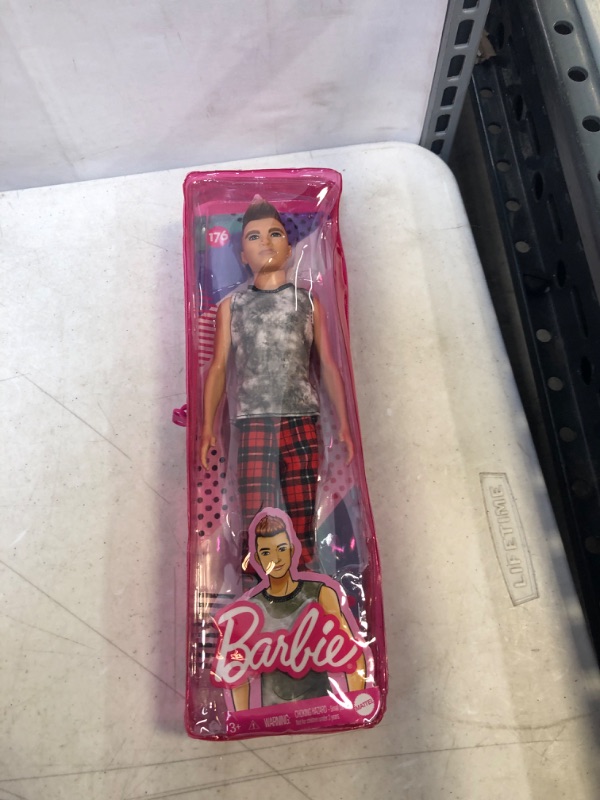 Photo 2 of Barbie - Fashionistas Boy Doll - Check Pants & Shirt /Toys
