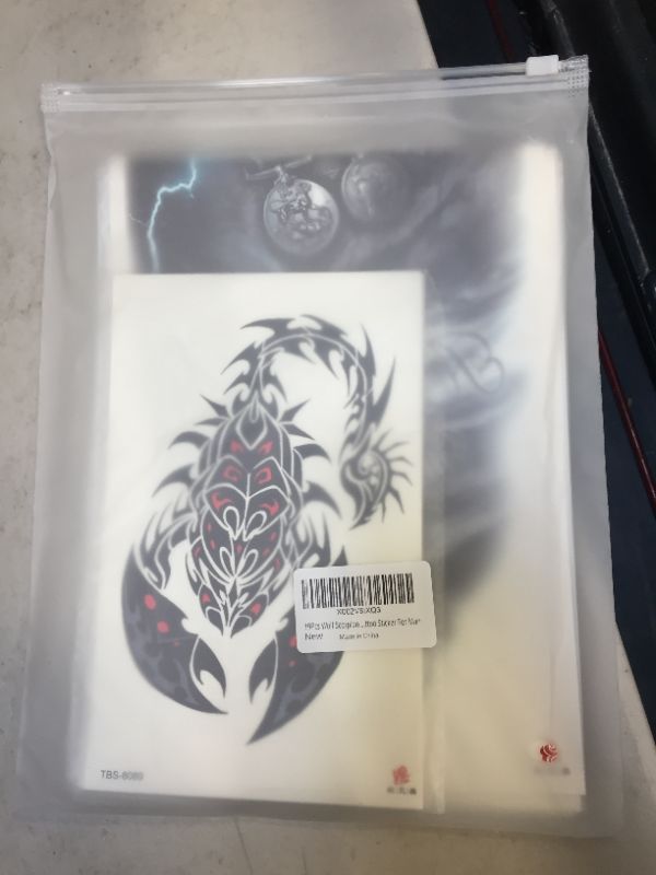 Photo 1 of 19Pcs Wolf Scorpion Full Arm Half Sleeve Fake Temporary Tattoo Sticker For Man
