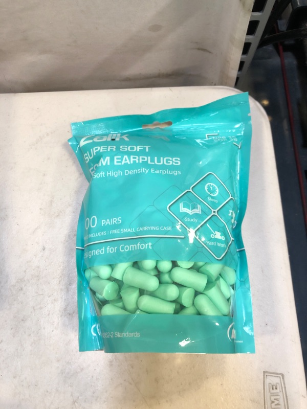 Photo 2 of (100 Pair) Ear Plugs for Sleeping Noise Cancelling Ear Plugs for Noise Reduction Ultra Soft Foam Earplugs Sound Blocking Sleeping Snoring, Concerts, Airplanes, Travel, Work Loud Noise 35dB Highest NRR
