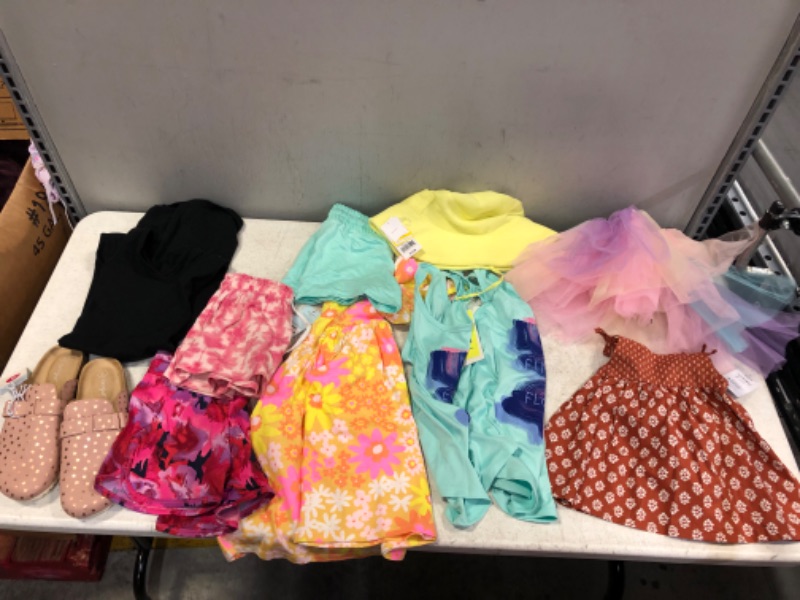 Photo 1 of BOX LOT---- VARIOUS GIRLS,TODDLER AND BABY CLOTHING ITEMS AND SIZES