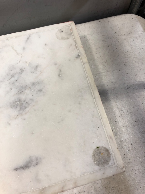 Photo 3 of 14" x 10" Decorative Marble Rectangle Tray MARBLE - Project 62™

