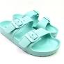 Photo 1 of Cat & Jack Noa Girls Size 2 Mint Green Slip On Footbed Sz 6