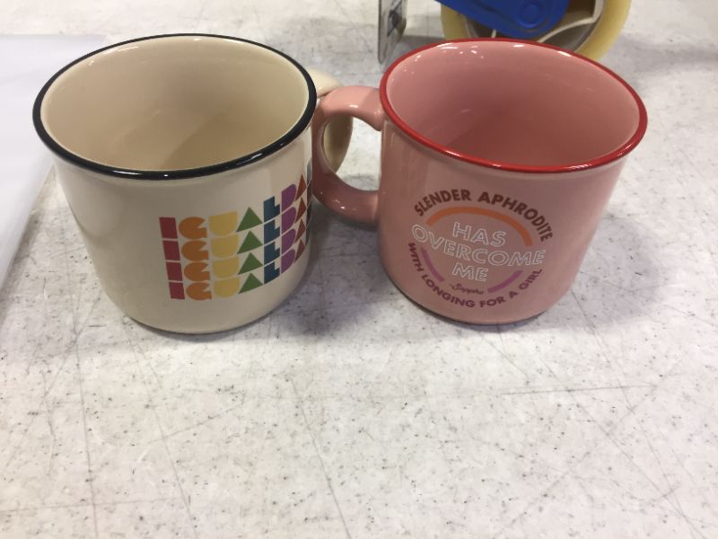 Photo 3 of 15oz Camper Mug Slender Aphrodite Pink - Pride
15oz Camper Mug Igualdad Off White - Pride
2 pack