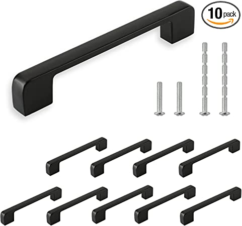 Photo 1 of 10PCS Kitchen Cabinet Handles, Drawer Pulls, Black Cabinet Hardware, Pulls, Dresser Handles with 3 Inch Center to Center by HOUSUN
