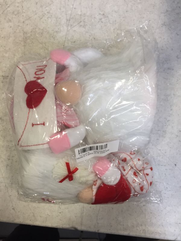 Photo 1 of 2PCS Mother Day Gnome Decorations with Light,Handmade Elf Plush Doll,Mr and Mrs Scandinavian Tomte for Valentine's Day Table Ornament, Valentine's Gifts (Long feet)
