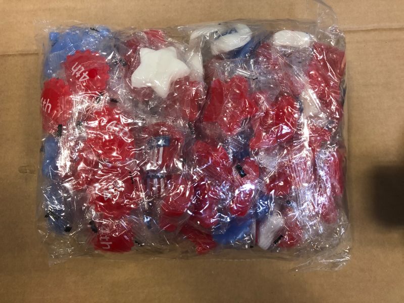 Photo 1 of Anditoy 100 PCS 4th of July Mochi Squishy Toys Stress Relief Squishies for Kids Boys Girls Toddlers Fourth of July Party Supplies Favors Decorations Decor Accessories Gifts
