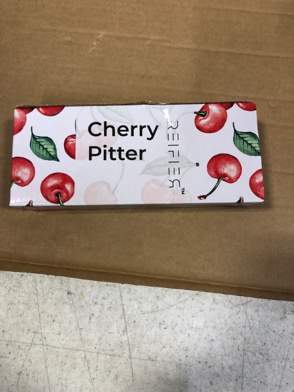 Photo 2 of Cherry Pitter Tool - Red - Pits Cherries - Cherry Corer Machine 