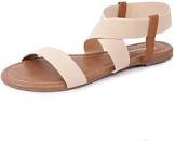 Photo 1 of Amazon.com | Women's Elastic Flat Sandals Open Toe Ankle Sz 9