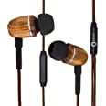 Photo 1 of Onyx Noise Cancelling in-Ear Wired Headphones with Mic, 3.5mm Plug Compatible with iPhones, iPads, Android Phones, Computers & Laptops (Brown)