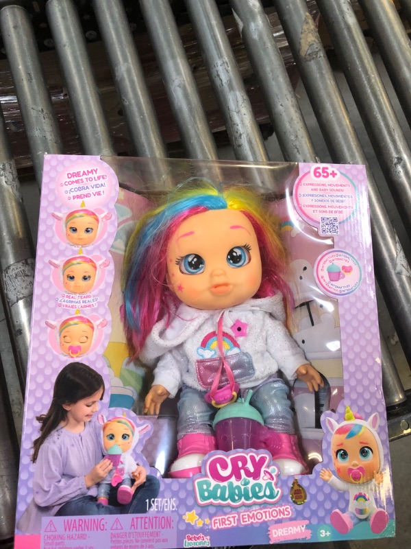 Photo 2 of Cry Babies First Emotions Dreamy Interactive Baby Doll with 65+ Emotions and Baby Sounds, Girls & Kids Age 3+
