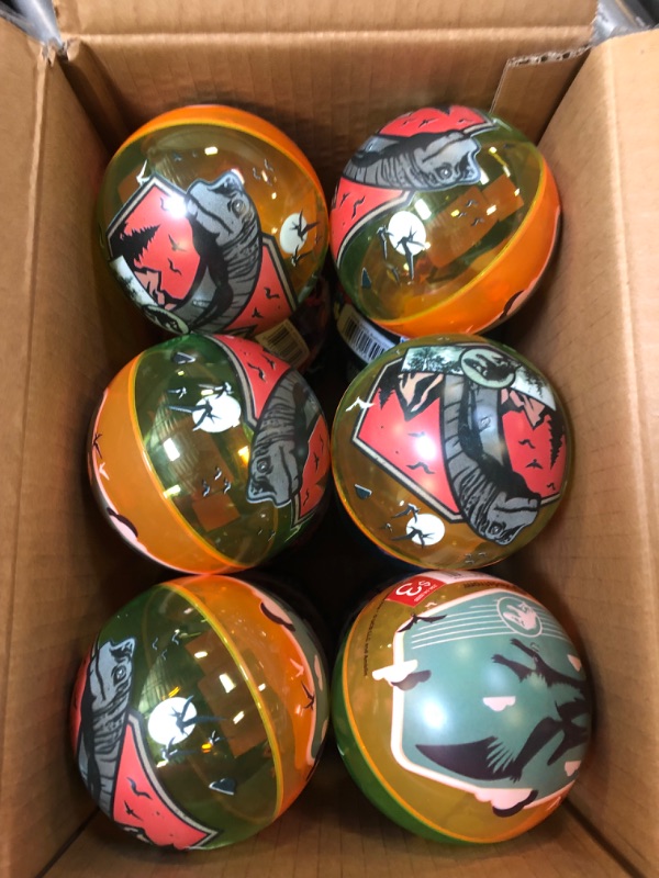 Photo 1 of BOX OF 18 --------- MISCELLANEOUS RUBBER BOUNCY BALLS