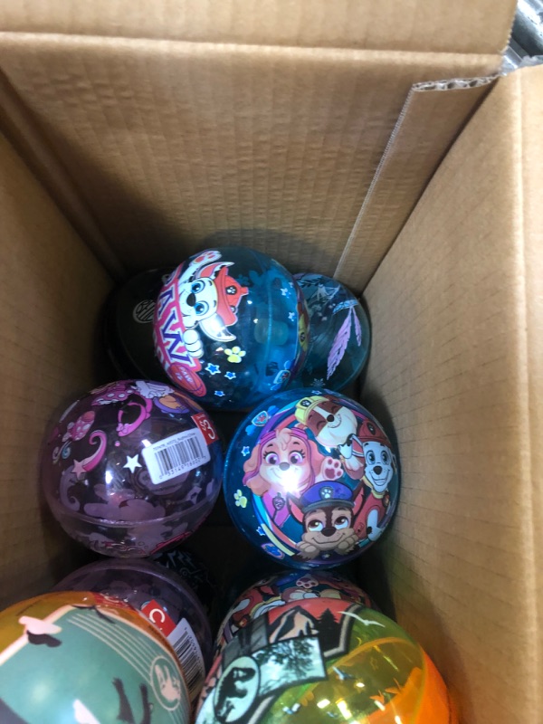 Photo 3 of BOX OF 18 --------- MISCELLANEOUS RUBBER BOUNCY BALLS