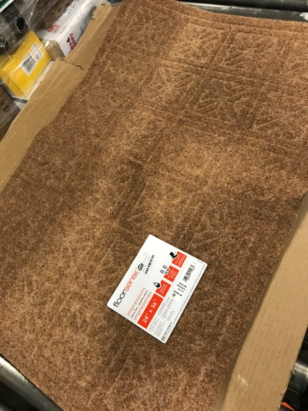 Photo 2 of 2x3 Geometric Doormat Tan - Multy Home LP