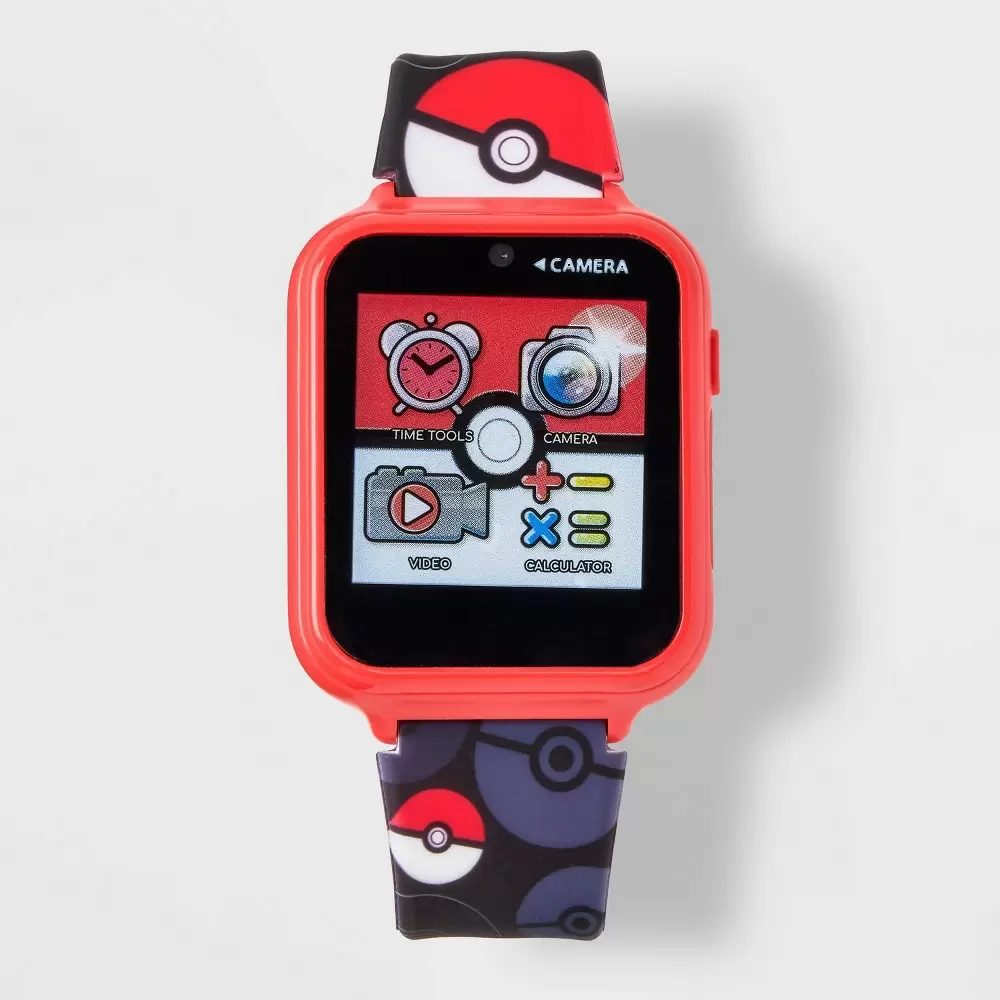 Photo 1 of  Boys' Pokémon Interactive Watch - Black/Red

