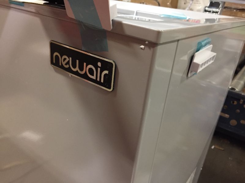 Photo 14 of NewAir 7 Cu. Ft. Compact Chest Freezer in Cool Gray, Digital Temperature Control, Fast Freeze Mode, Door Alarm, Wire Basket, Self-Diagnostic System, and LED Lighting

