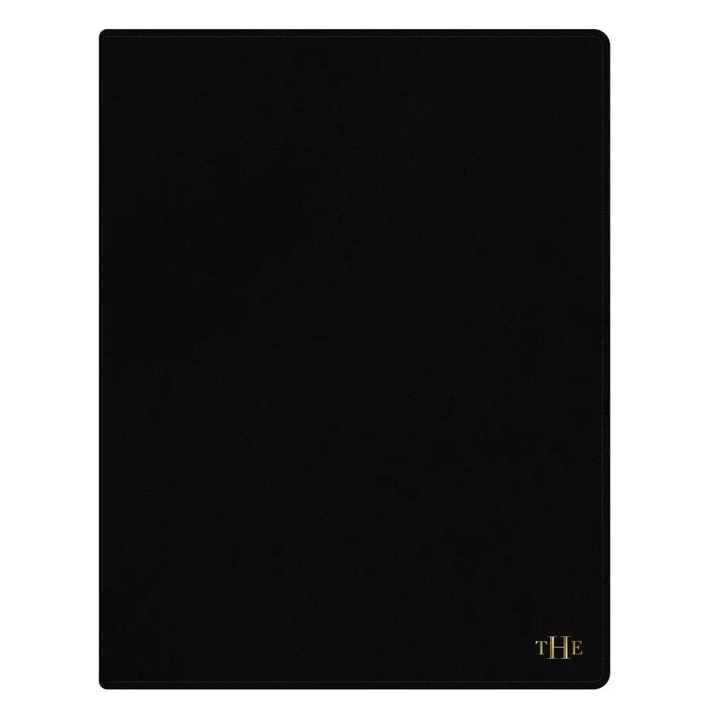 Photo 1 of 2022-23 Academic Planner Weekly/Monthly Wirebound Refillable 8.5"x11" Black 