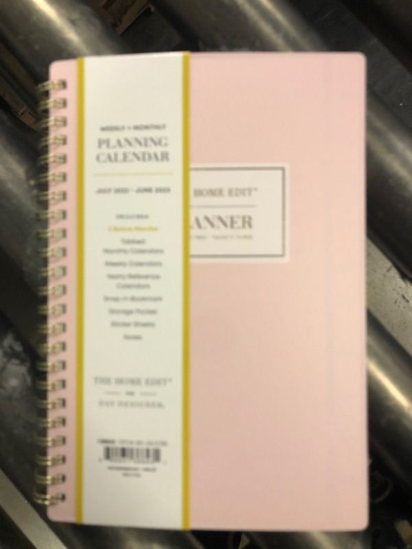 Photo 2 of 2022-23 Academic Planner Weekly/Monthly 5x8 Blush - The Home Edit for Day Designer