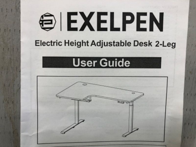 Photo 4 of EXELPEN Electric Adjustable Standing Desk