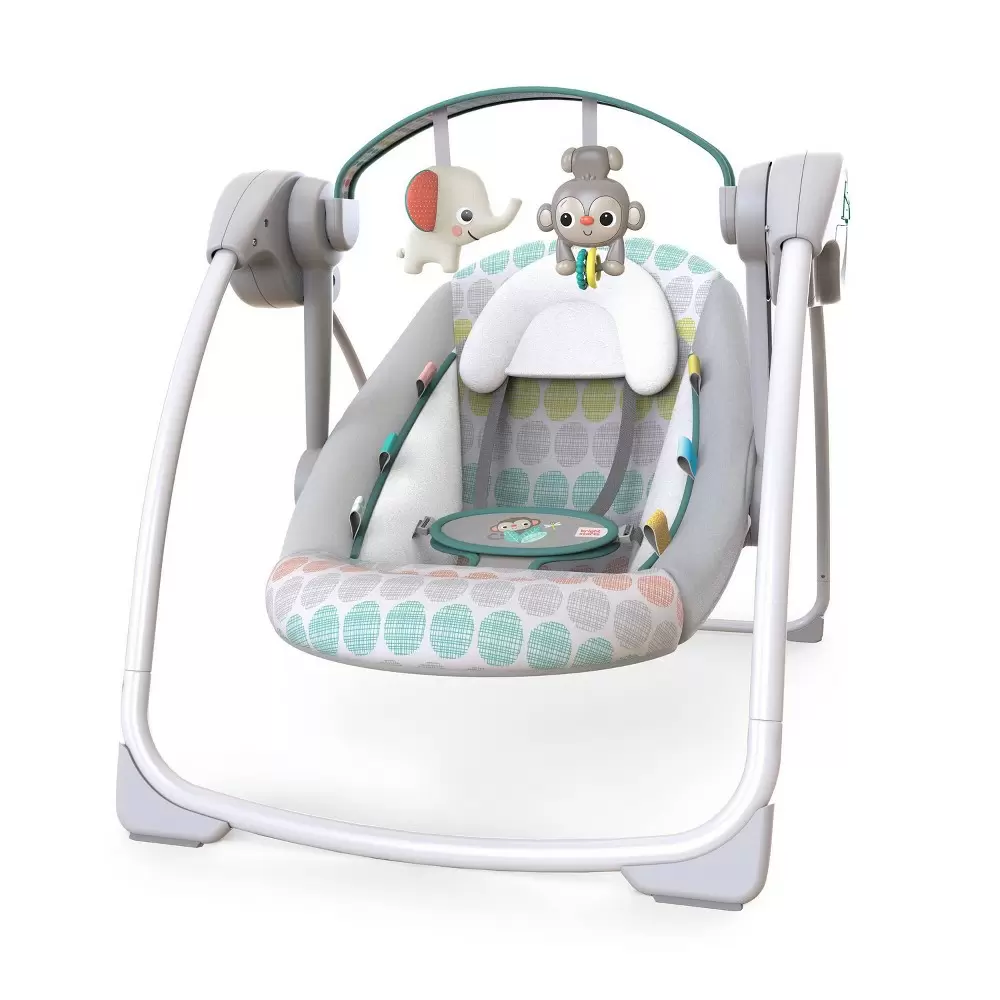 Photo 1 of Bright Starts Whimsical Wild Portable Baby Swing
