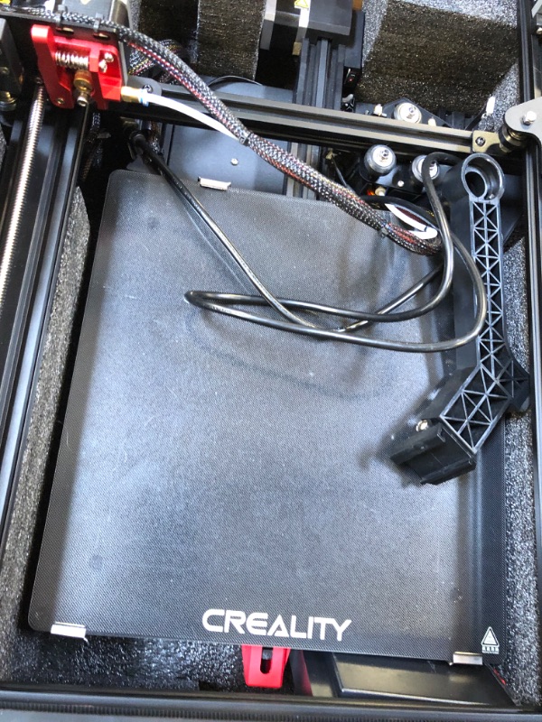 Photo 4 of Official Creality Ender 3 Max Neo, Large 3D Printer with All Metal Direct Drive Extruder, Dual Z-Axis, CR Touch Auto-Leveling, Upgraded Ender 3 Max for DIY Home and School, 300×300×320mm
(UNABLE TO TEST FUNCTIONALITY)