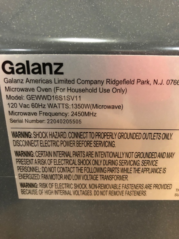 Photo 5 of Galanz Product Name 23818429