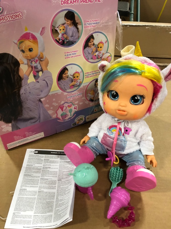Photo 2 of Cry Babies First Emotions Dreamy Interactive Baby Doll 65+ Emotions and Baby Sounds