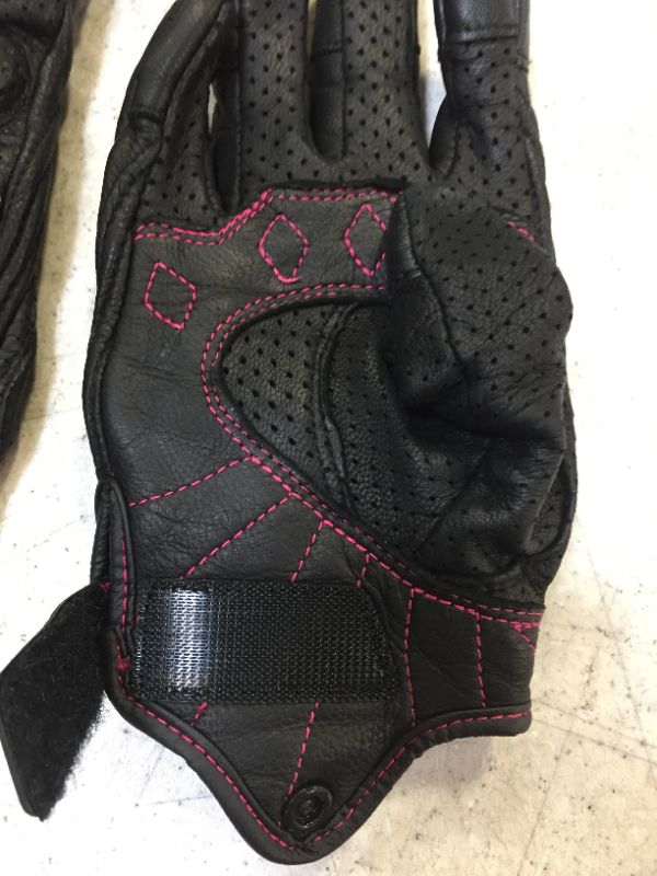 Photo 2 of Full Finger Leather Motorcycle Gloves Kaiwende Superbike 
Size: XS/S