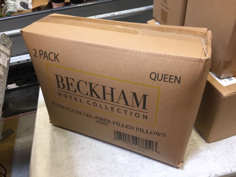 Photo 2 of Beckham Hotel Collection Bed Pillows for Sleeping - Queen Size, Set of 2 - Cooling, Luxury Gel Pillow for Back, Stomach or Side Sleepers
